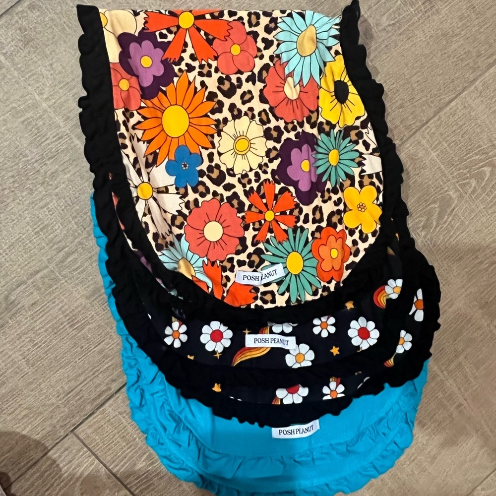 Posh Peanut Burp cloths